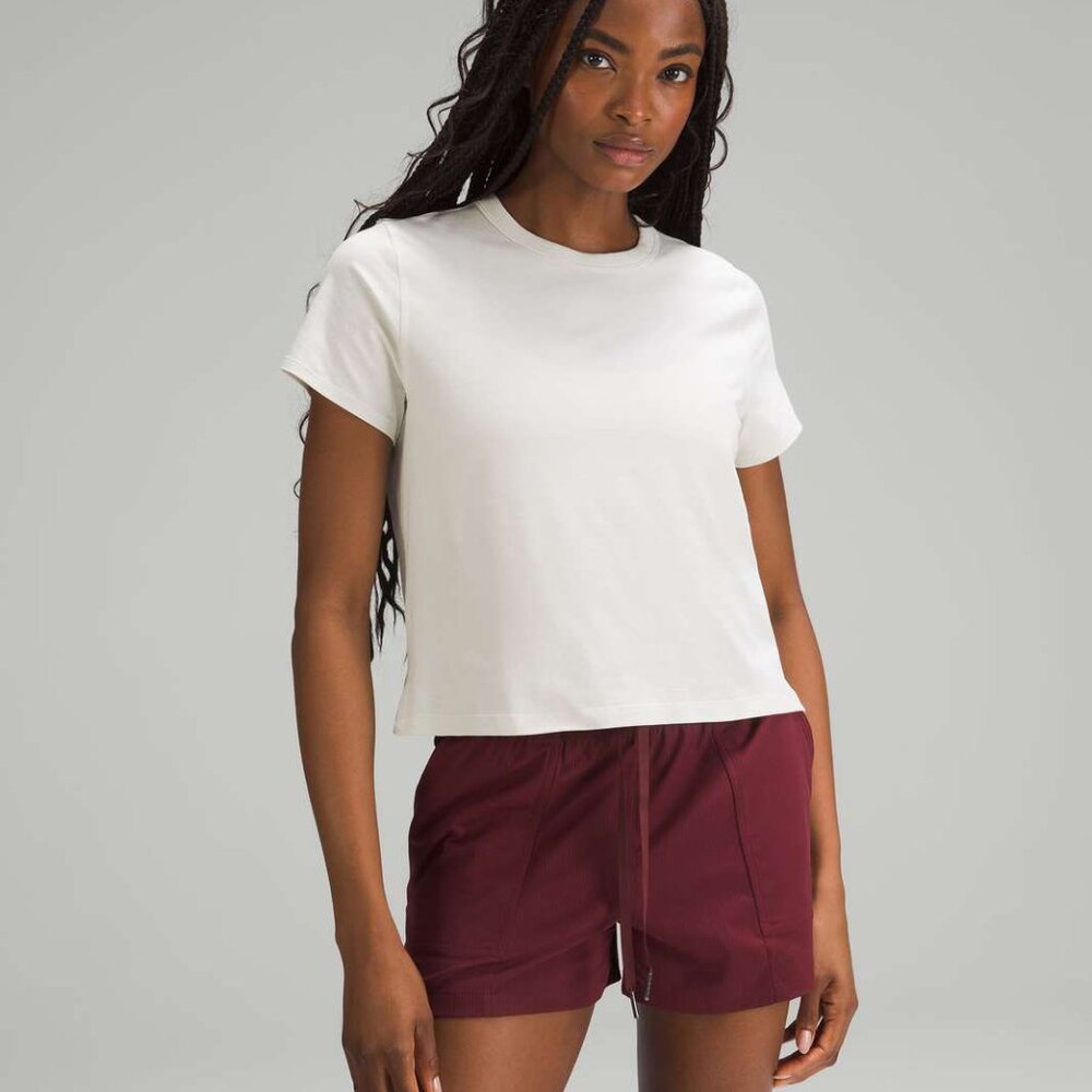 Classic-Fit Cotton-Blend Tee Bone